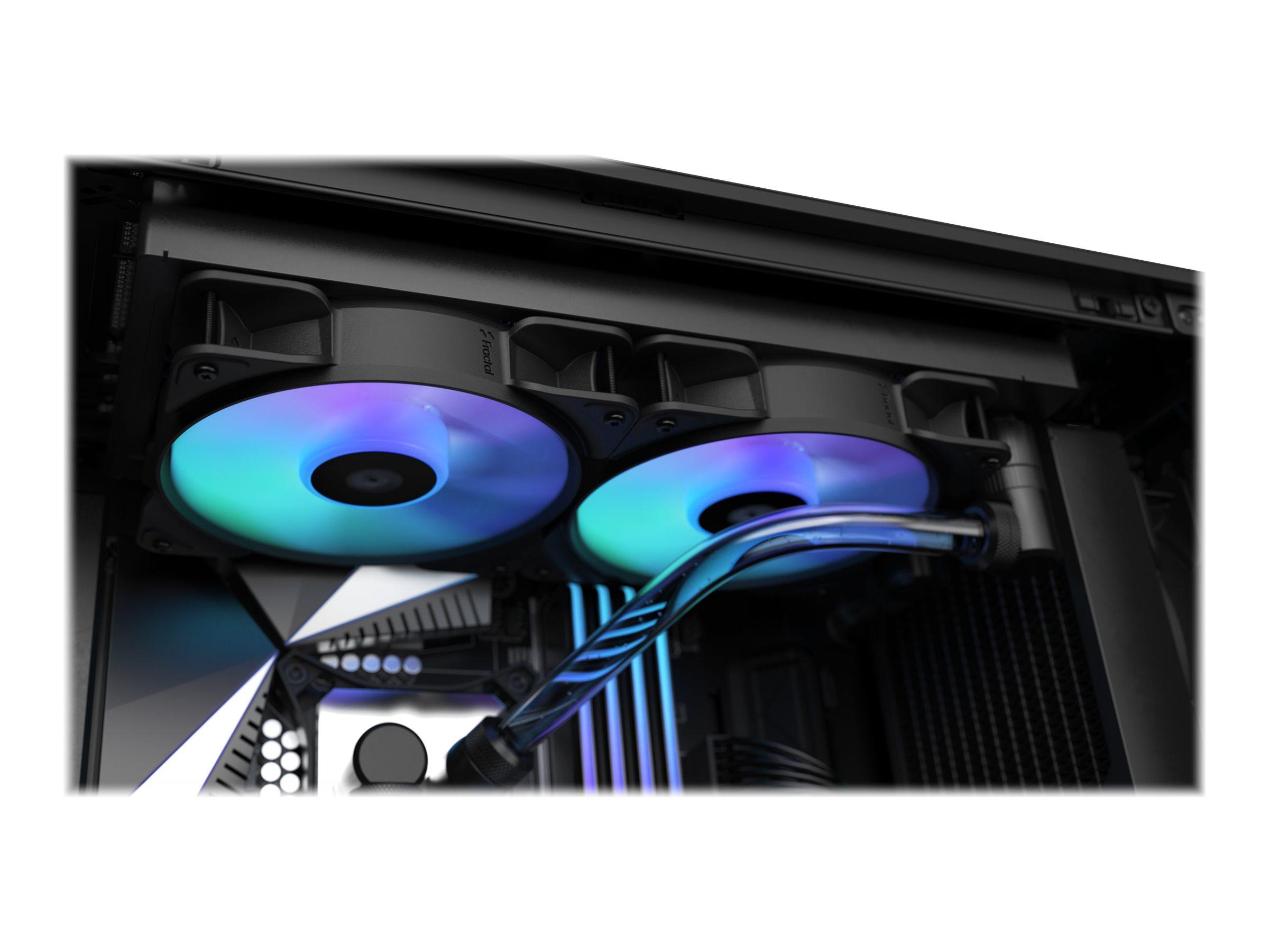 Fractal Design Aspect 12 RGB PWM blæser 3-pak sort 120 mm