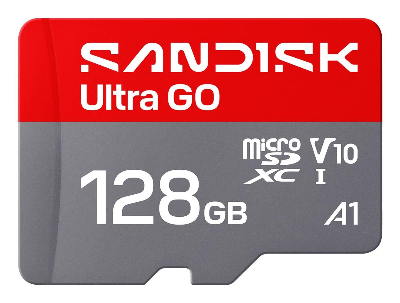 SanDisk Ultra GO 128 GB microSDXC UHS-I hukommelseskort