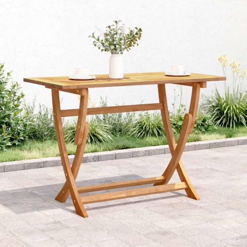 Sydney rektangulært havebord i akacietræ 110 x 55 x 75 cm brun