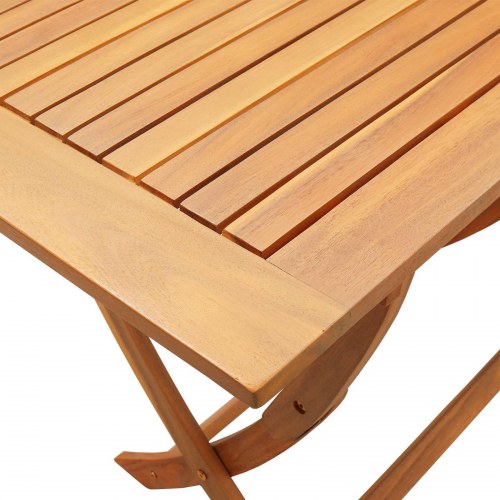 Sydney rektangulært havebord i akacietræ 110 x 55 x 75 cm brun