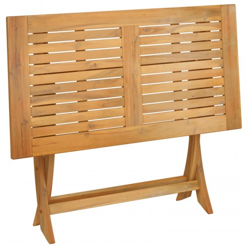 Sydney rektangulært havebord i akacietræ 110 x 55 x 75 cm brun