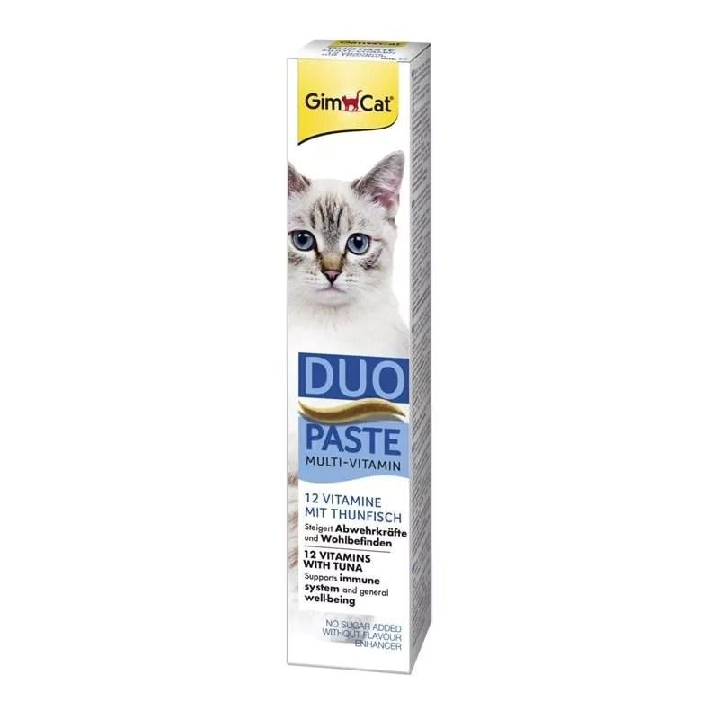 GimCat Duo Paste multivitamin med tun kattegodbid 50 g billede