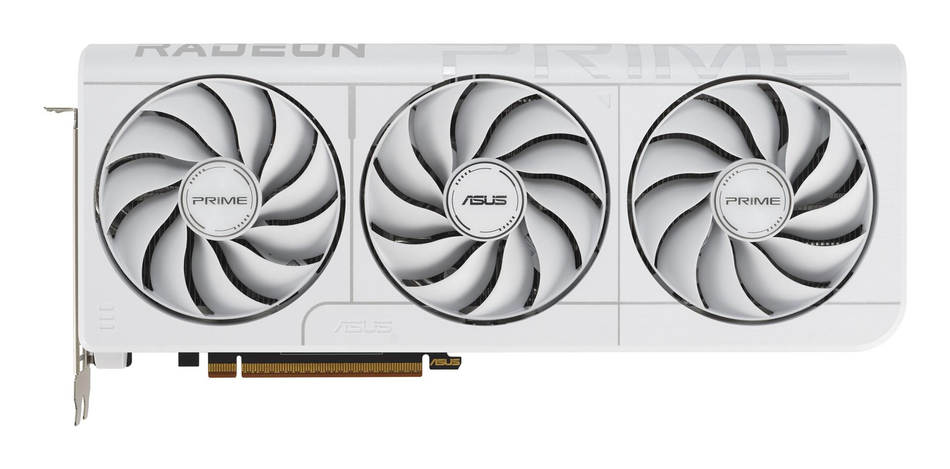 ASUS Prime Radeon RX 9070 XT OC 16 GB GDDR6 hvidt grafikkort