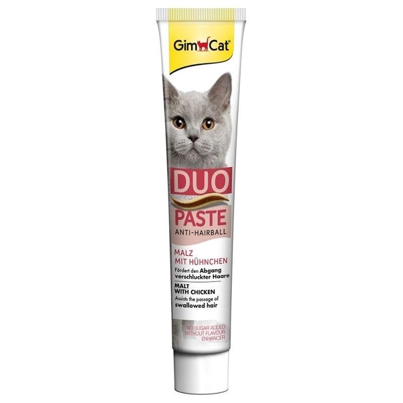 GimCat Duo Paste Anti-Hairball med kylling kattepasta 50 g billede