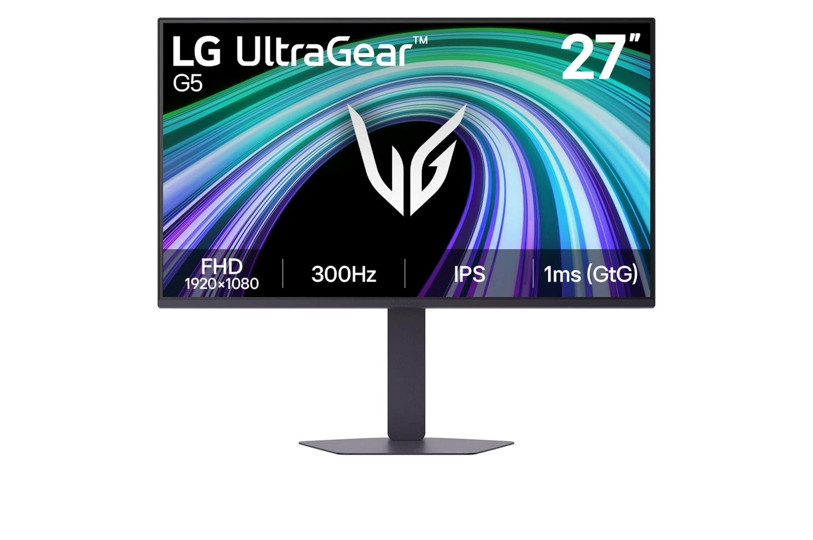LG UltraGear 27G5 27" gaming skærm Full HD IPS 300 Hz sort