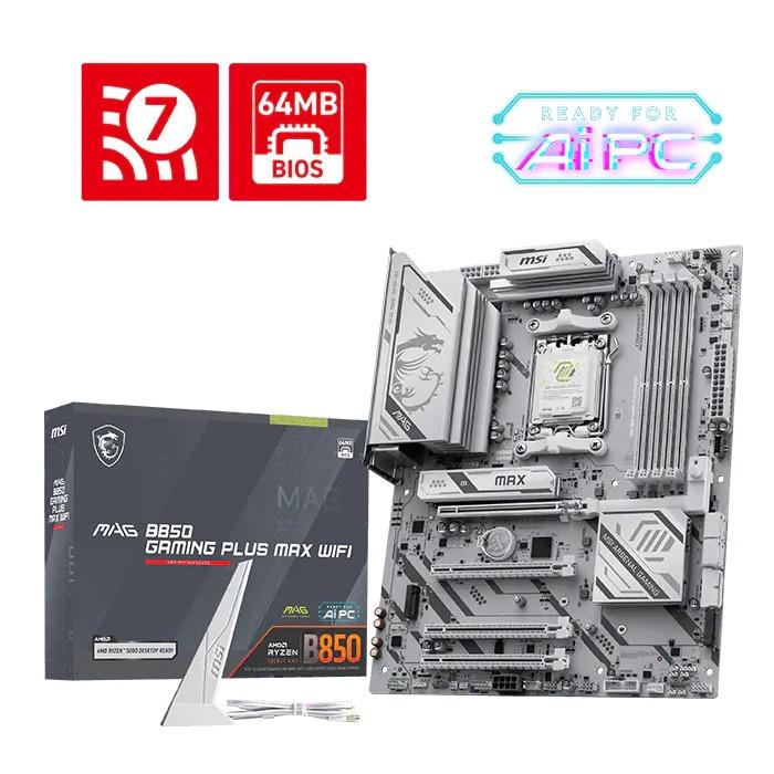 MSI MAG B850 Gaming Plus Max WiFi bundkort ATX AM5