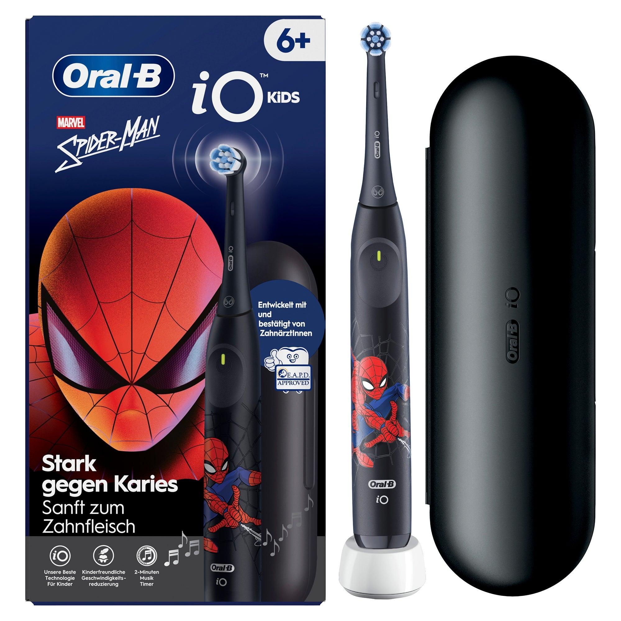 Oral-B iO Kids Spider-Man elektrisk tandbørste til børn, sort