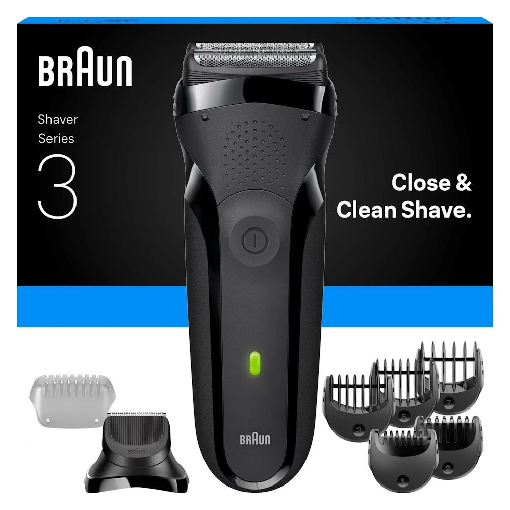 Braun Series 3 300BT barbermaskine og skægtrimmer - sort