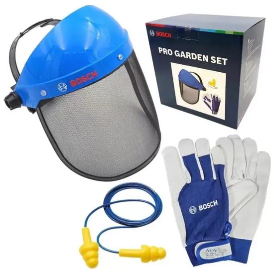 Bosch Pro Garden Set med visir, handsker og ørepropper