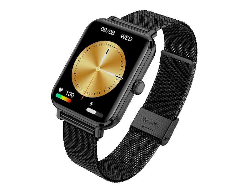 Garett GRC Classic smartwatch sort stål