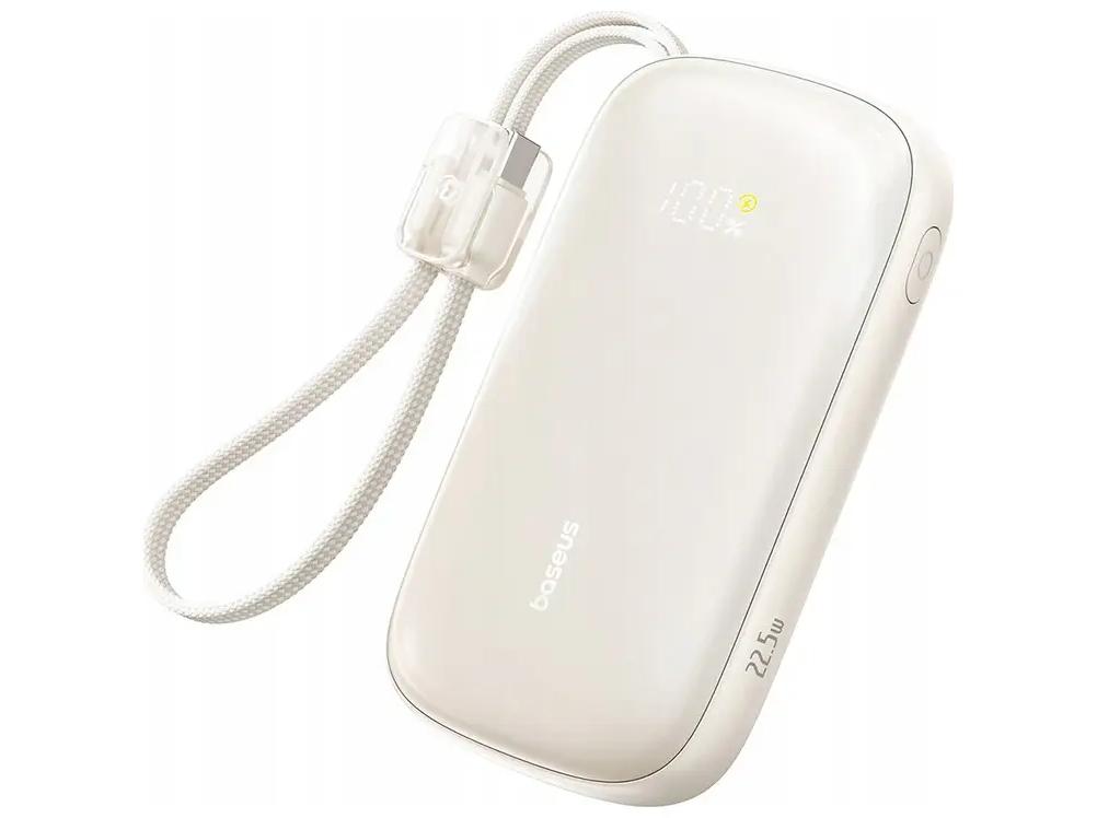 Baseus EnerFill FC21 Qpow 3 Ultra powerbank 10.000 mAh 22,5 W hvid