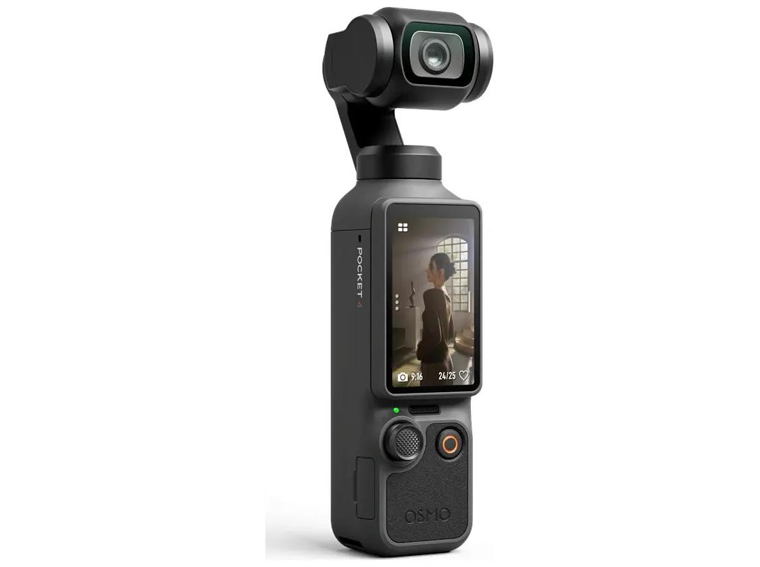 DJI Osmo Pocket 4 4K Ultra HD gimbal-kamera 37 MP Wi‑Fi sort