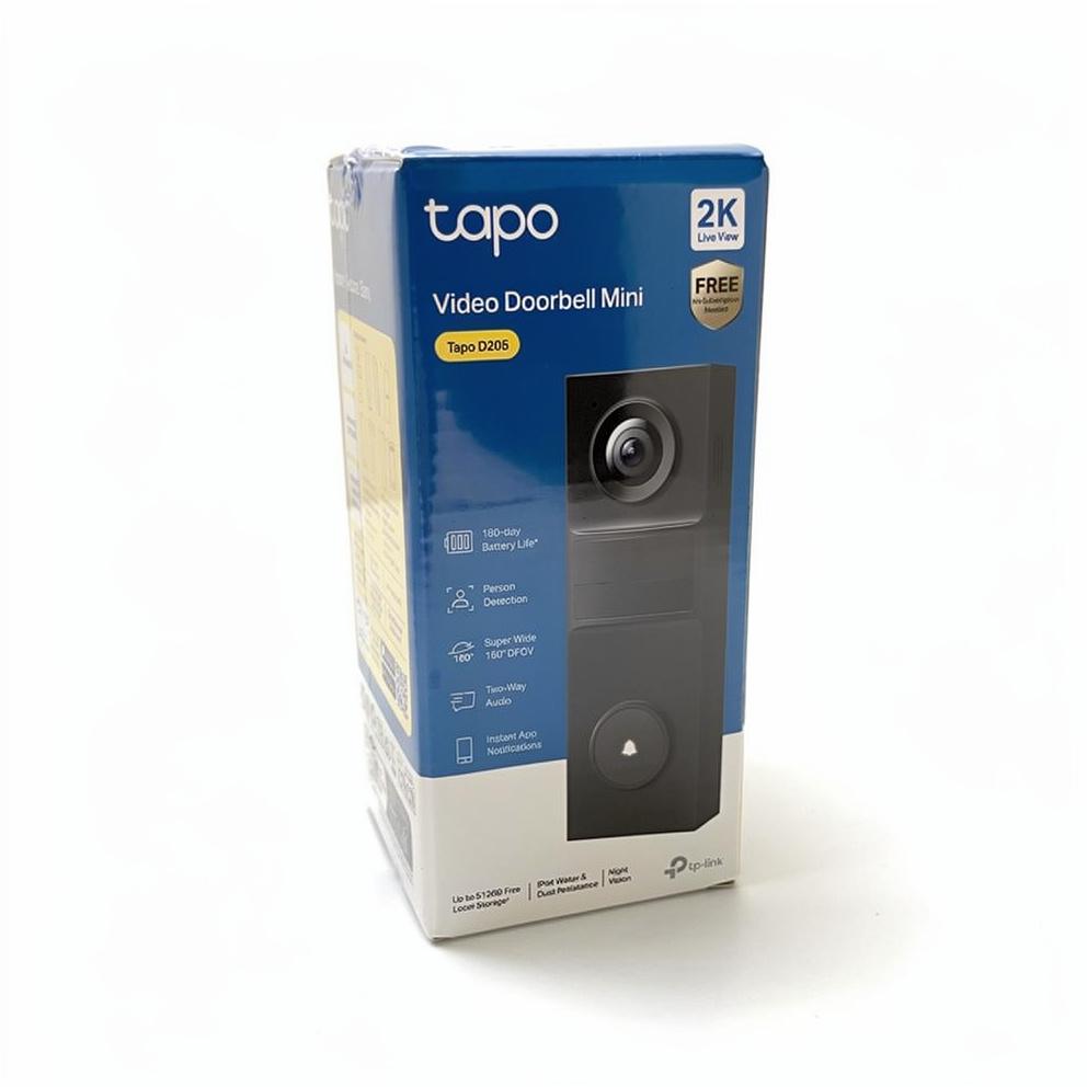 TP-Link Tapo D205 smart dørklokke med kamera billede