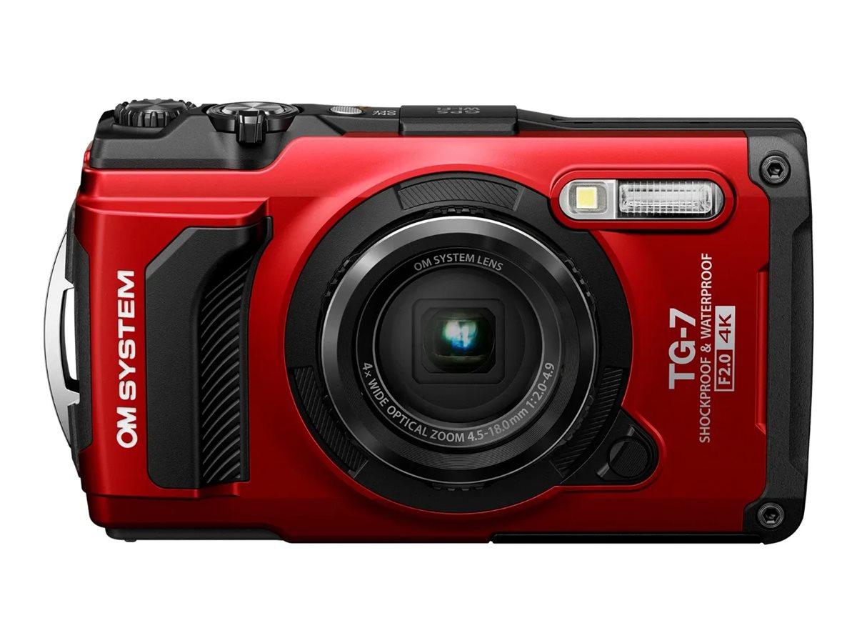 Digitalkamera Olympus OM System Tough TG‑7 12 MP - rød