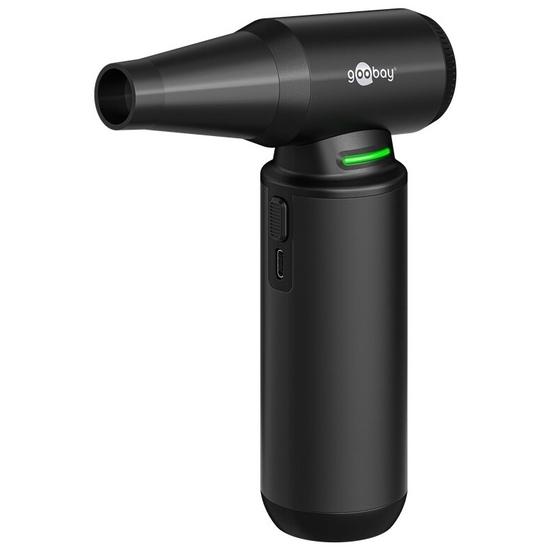 Trykluft rengøringsspray Goobay Air Duster Superior, sort - sæt inkl. 8