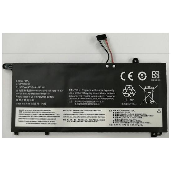 Batteri til Lenovo TB 14/15 IAP L19D3PDA - 3 630 mAh