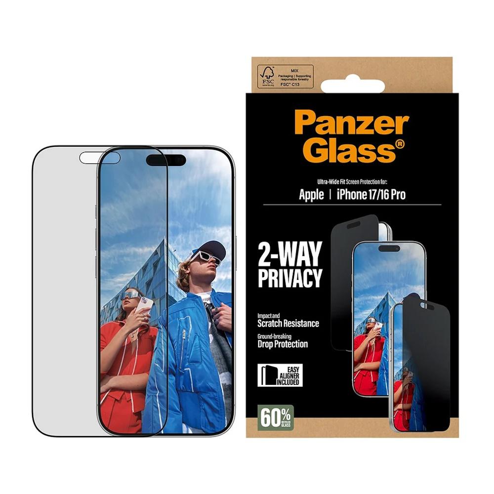 Skærmbeskyttelse med privatliv - PanzerGlass 2?Way til iPhone