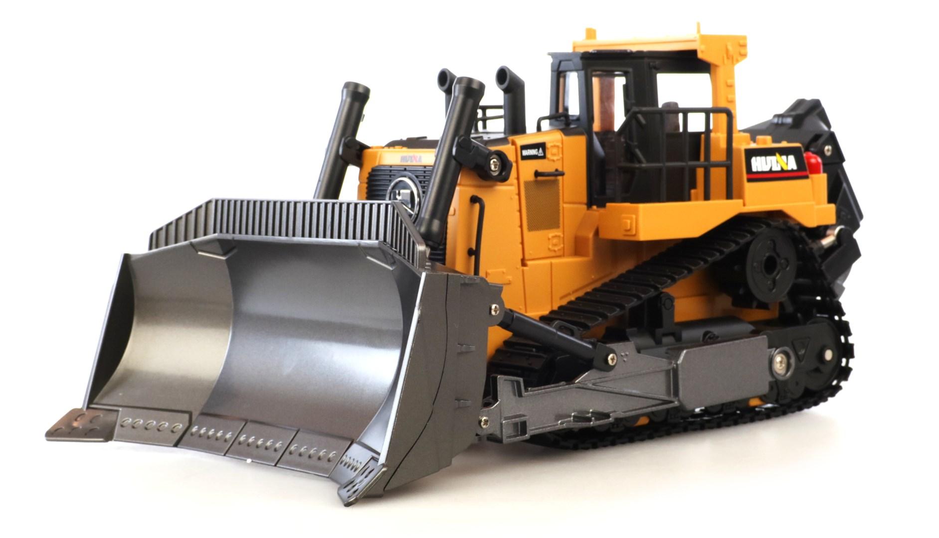 Fjernstyret bulldozer 1:24 med elmotor og 9 kanaler billede