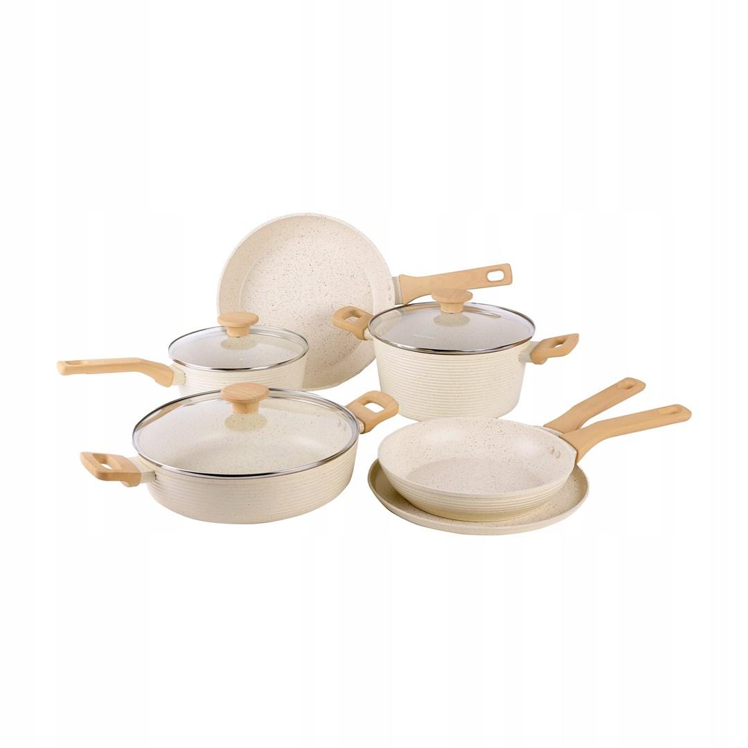 Westinghouse WCCS205909A grydesæt i aluminium 9 dele - beige