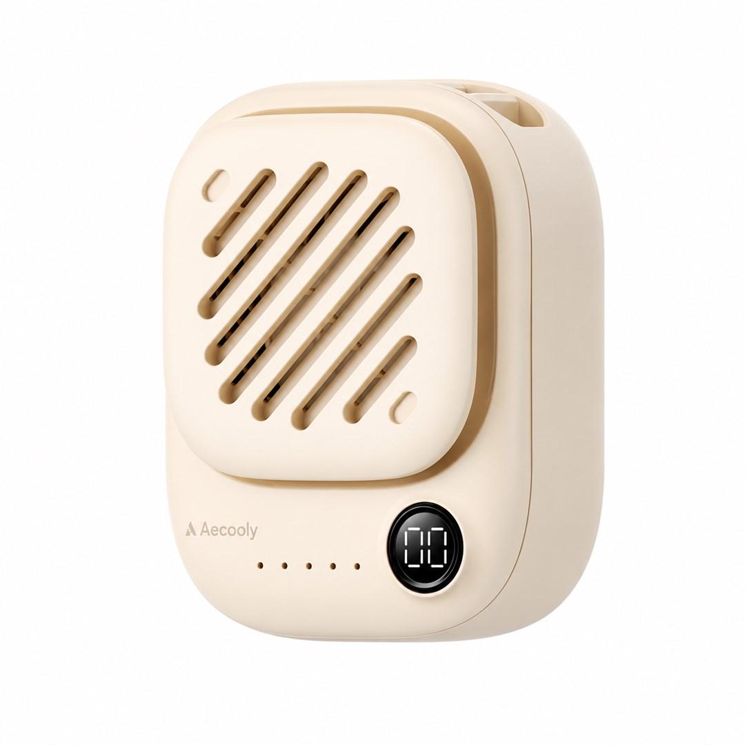 AECOOLY CLICK 01 mini bærbar halsventilator - beige