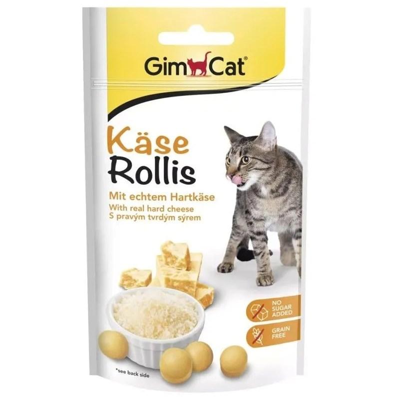 GimCat Käse-Rollis sprøde ostebidder til kat 40 g