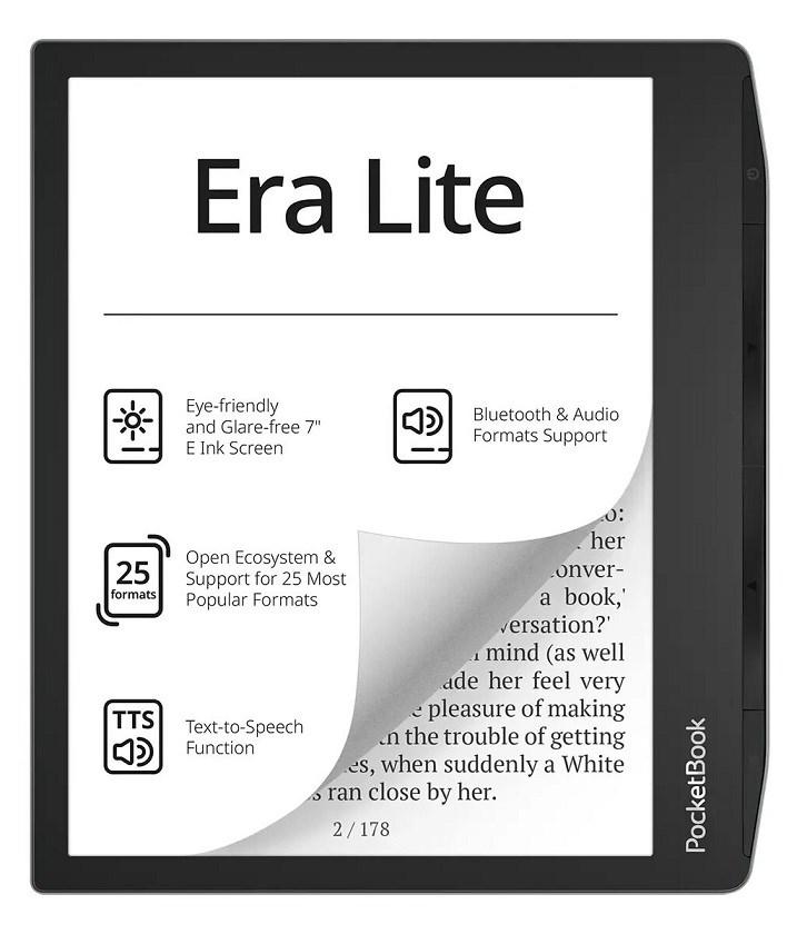 PocketBook Era Lite 7" 16 GB Wi‑Fi e-bogslæser - stengrøn