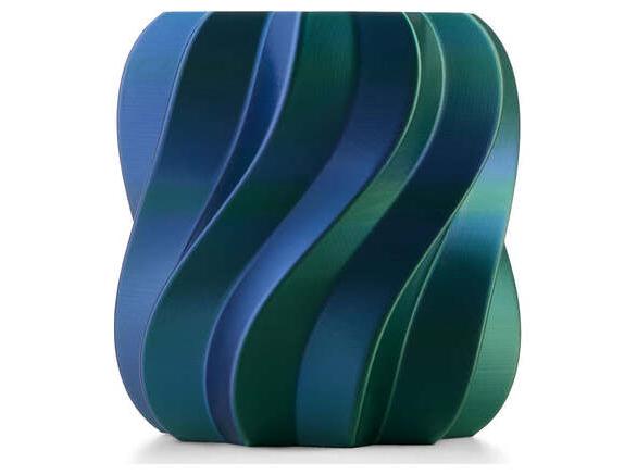 Anycubic Silk Dual PLA-filament 1,75 mm 1 kg - blå og grøn