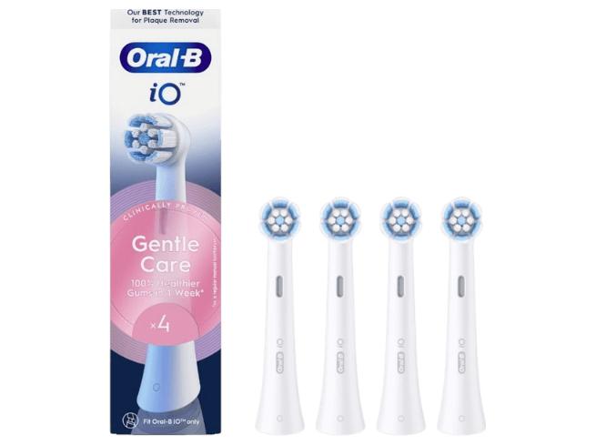 Oral-B iO Gentle Care børstehoveder til eltandbørste - hvid, 4 stk.