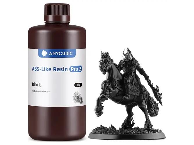 Anycubic ABS Like Resin Pro 2 1 kg sort 3D-printer resin
