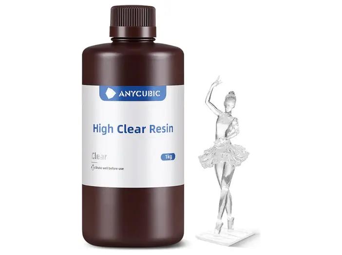 Anycubic High Clear Resin transparent 1 kg 3D-printer resin