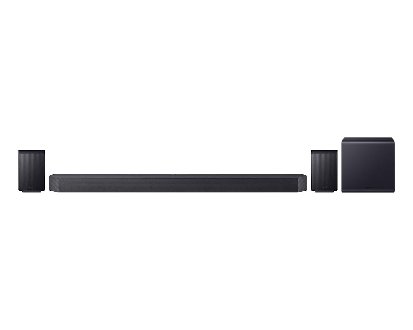 Samsung HW-Q990H Q-Series 11.1.4-kanals soundbar med subwoofer og baghøjttalere - sort