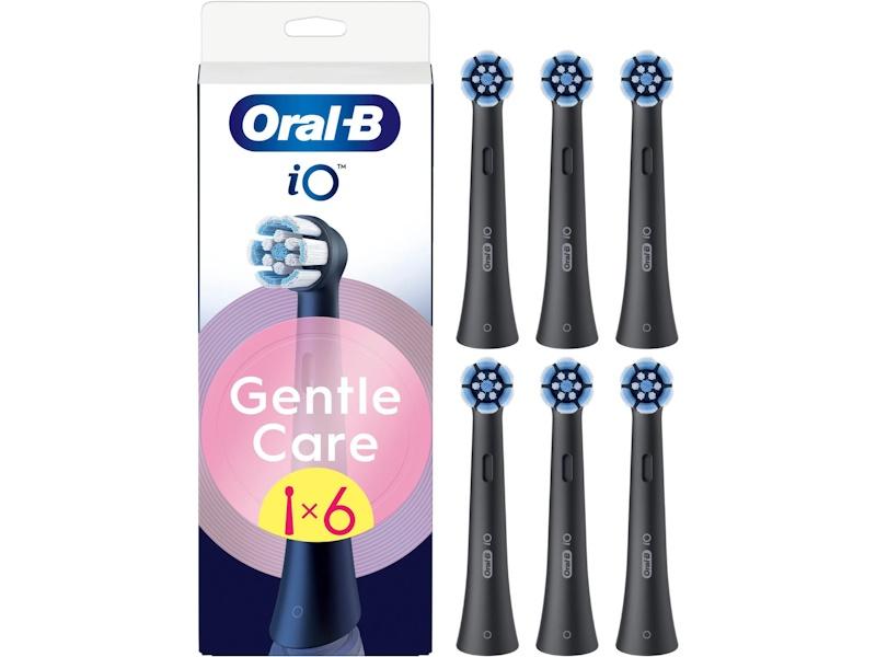 Oral-B iO Gentle Care sorte børstehoveder 6 stk