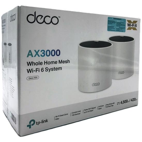 TP-Link Deco X55 Wi-Fi 6 mesh router system 2-pak