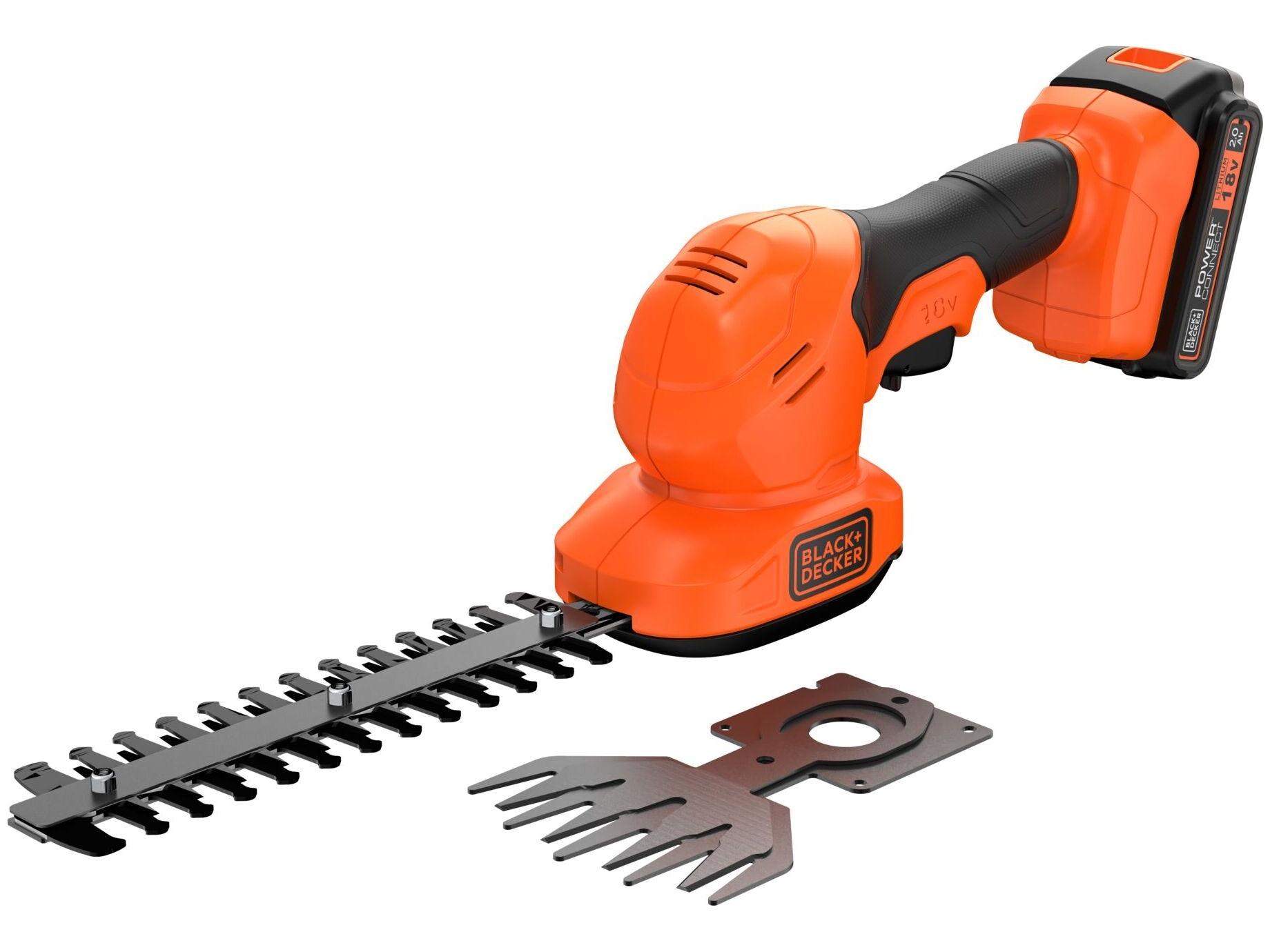 Black & Decker BCSS18D1-QW trådløs busktrimmer 18 V med batteri og oplader