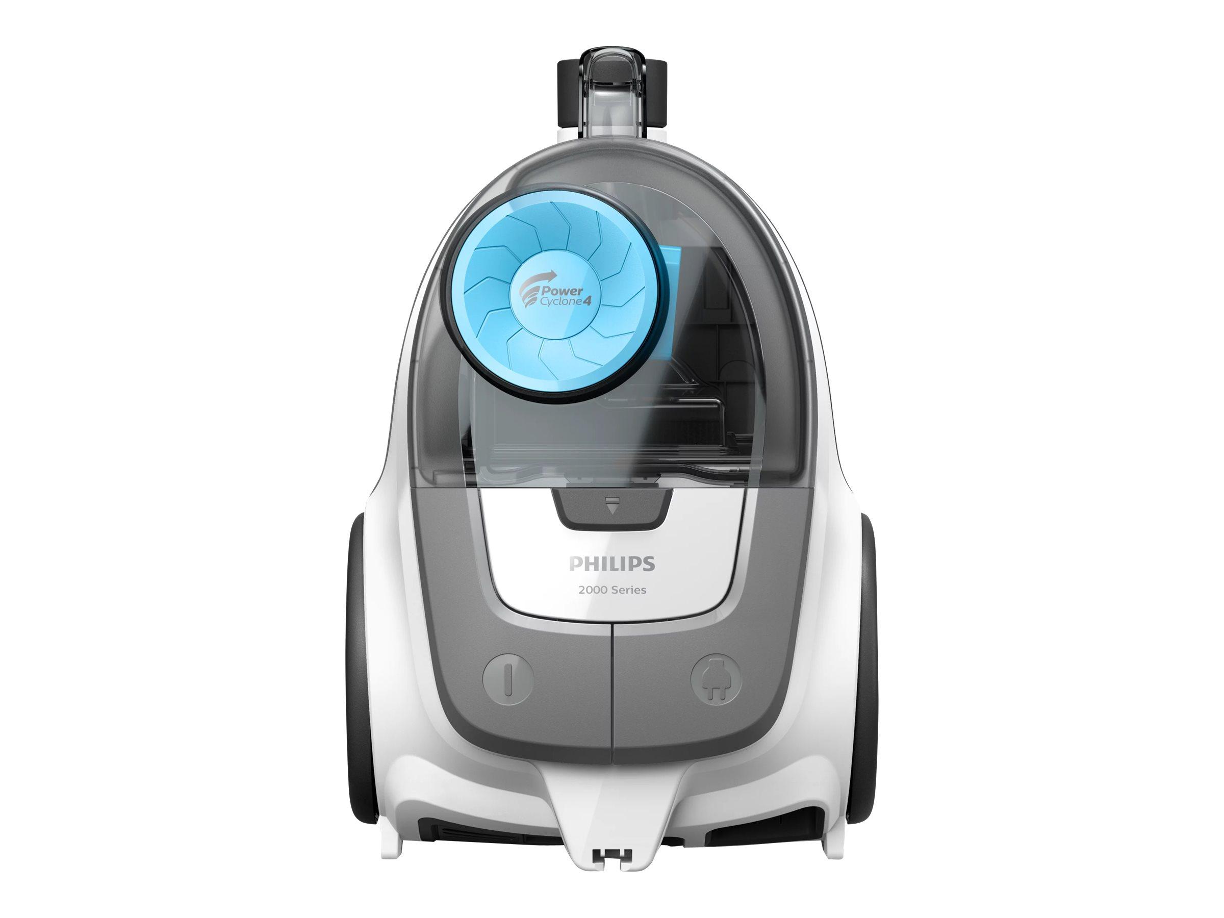 Philips 2000 Series XB2122 posefri støvsuger 1,3 l - arktisk hvid/himmelblå