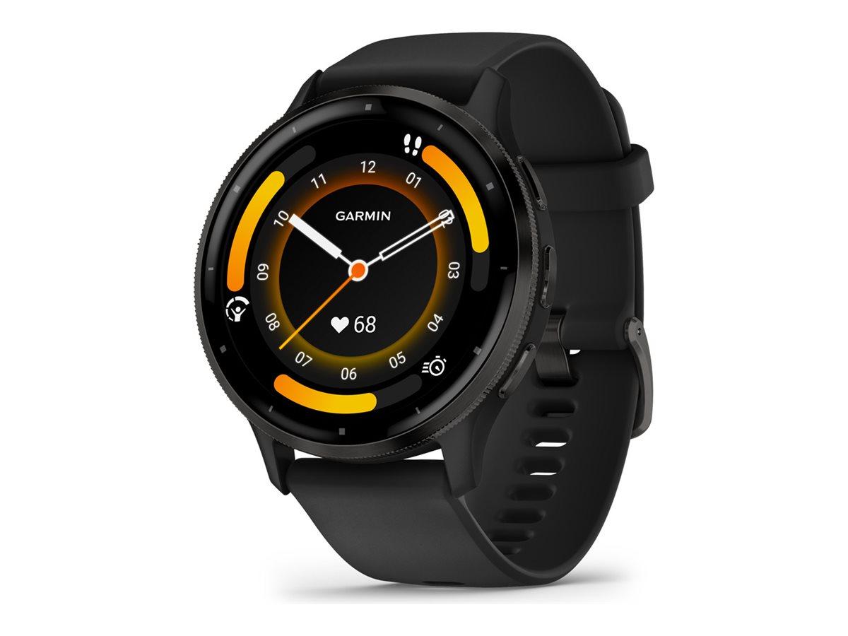 Garmin Venu 3 45 mm - sort smartwatch med AMOLED