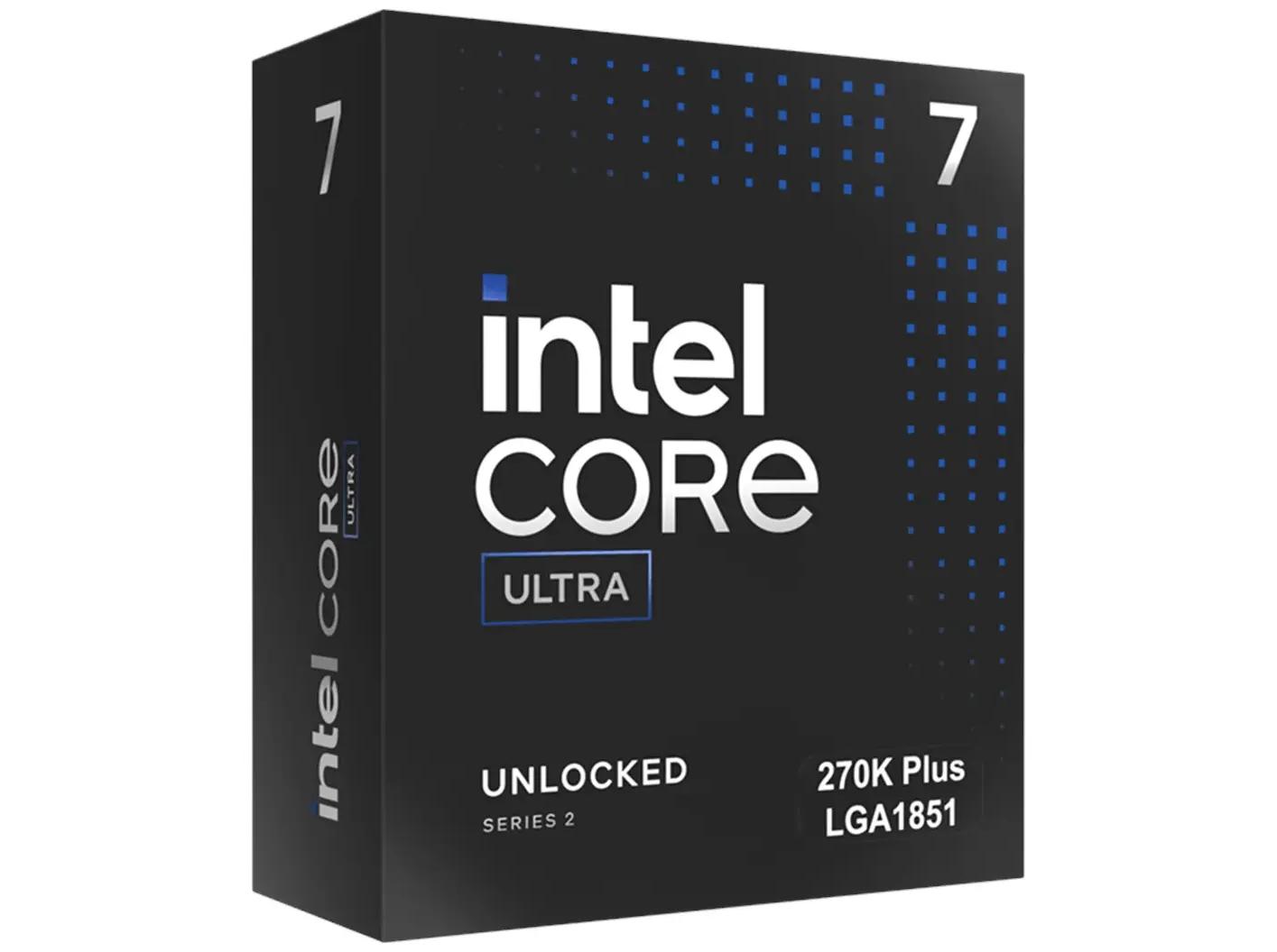 Intel Core Ultra 7 270K Plus Arrow Lake-S Refresh CPU - 24 kerner - 3.9 GHz - Intel LGA1851 - Intel Boxed (uden køler)