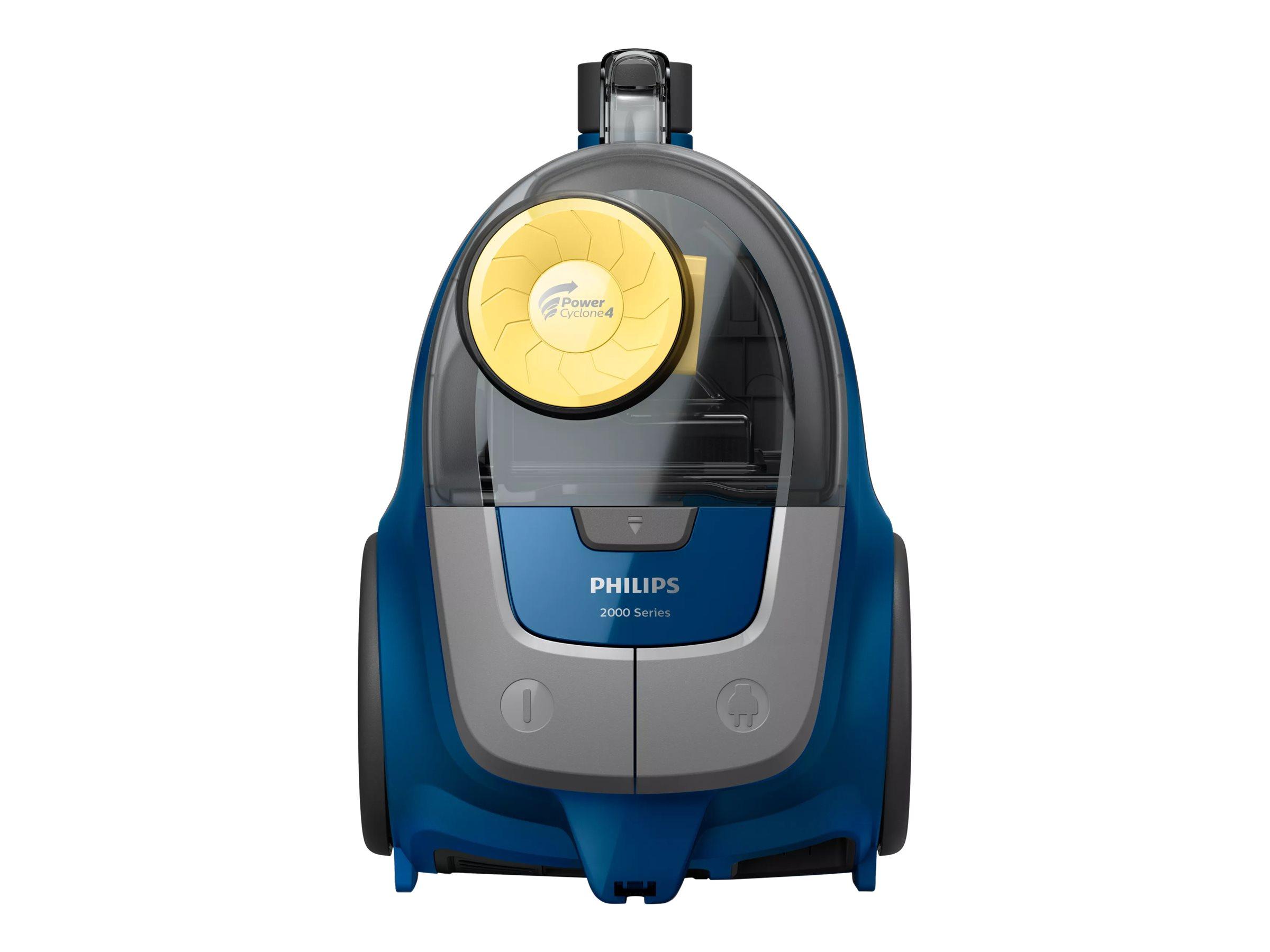 Philips 2000 Series XB2125 poseløs støvsuger 1,3 l - mørkeblå/gul