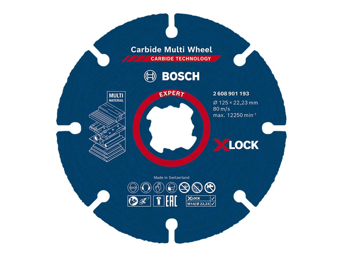 Bosch Expert Carbide Multi Wheel skæreskive 125 mm - til lille vinkelsliber, X-LOCK