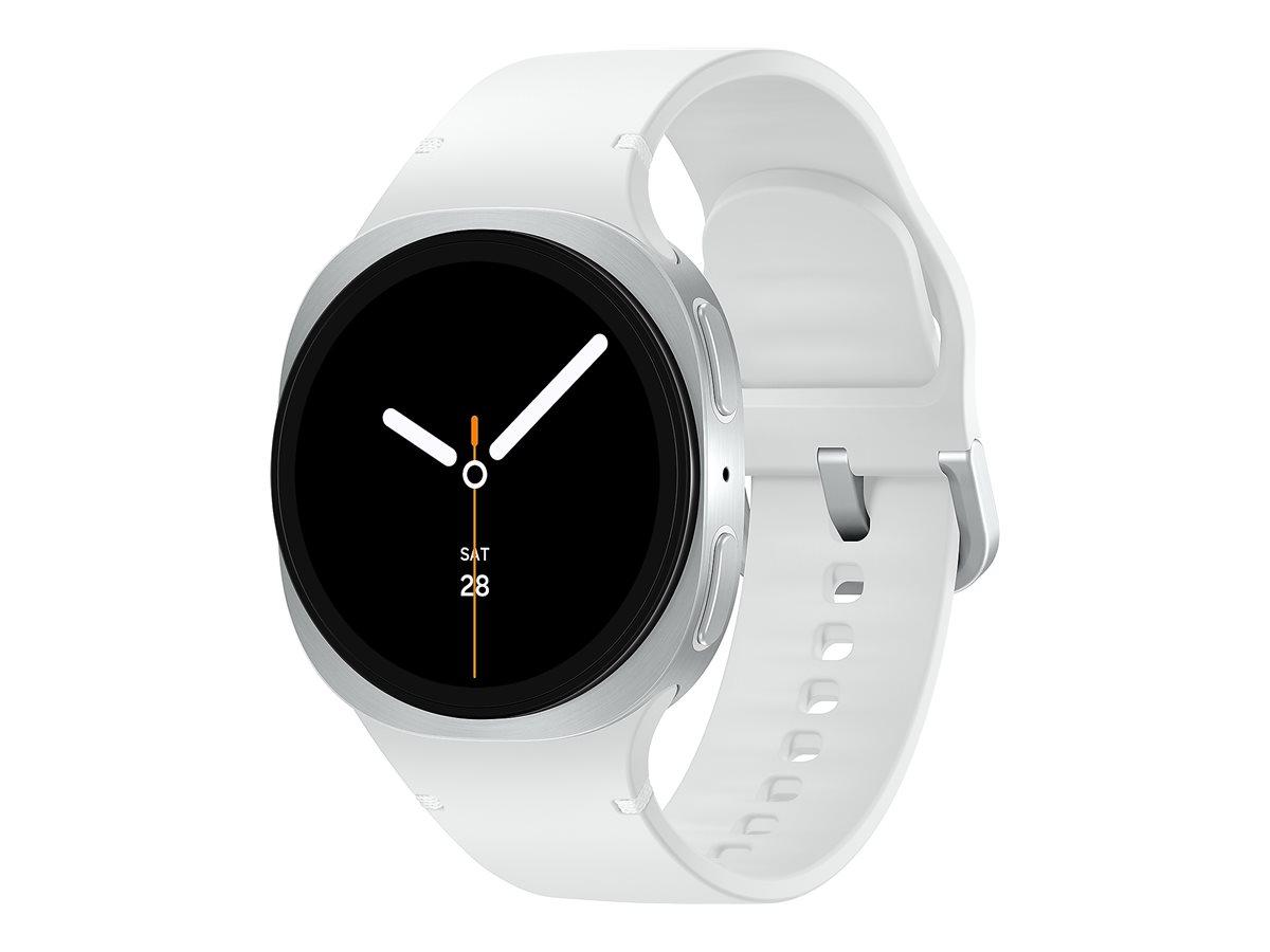 Samsung Galaxy Watch8 40 mm - Sølv/Hvid smartwatch