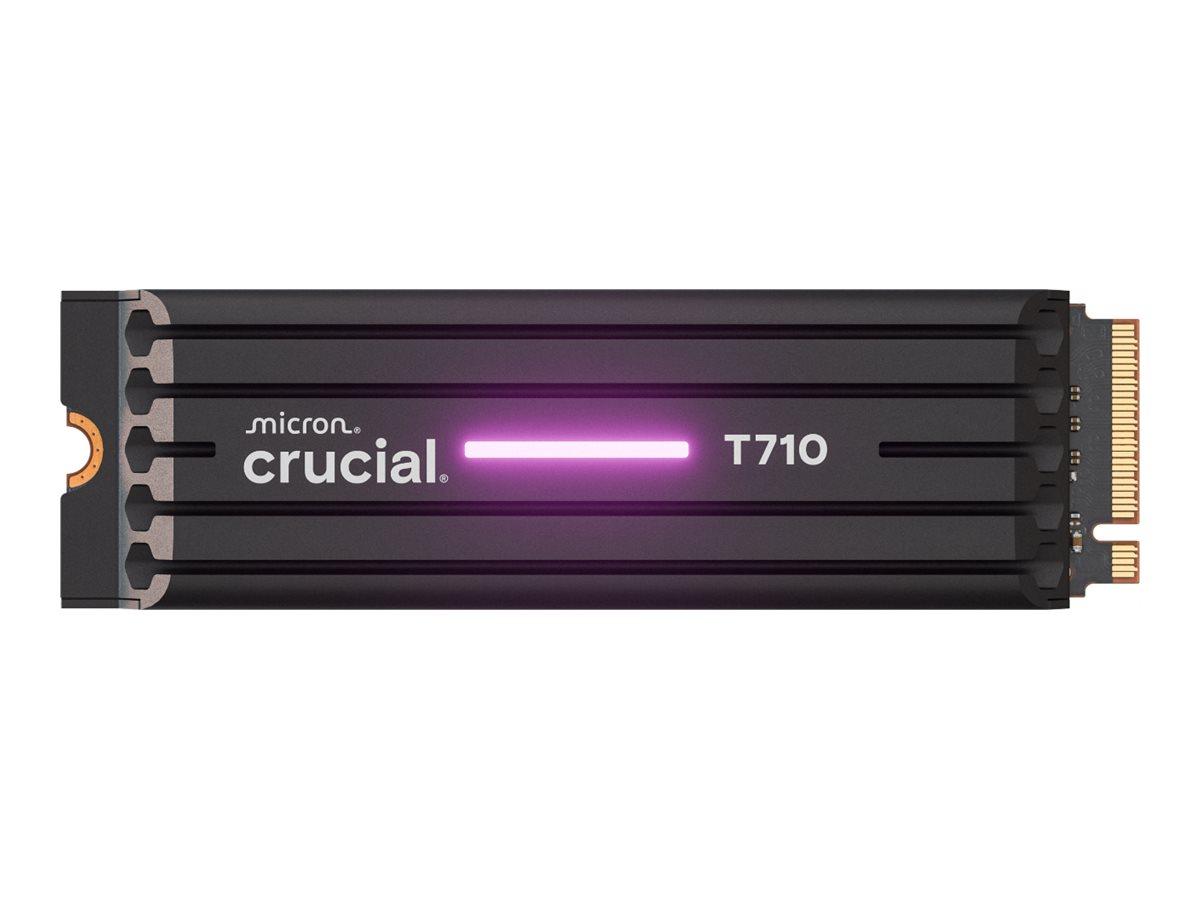 Crucial T710 4 TB intern M.2 2280 NVMe SSD med kølelegeme, PCI Express 5.0 x4