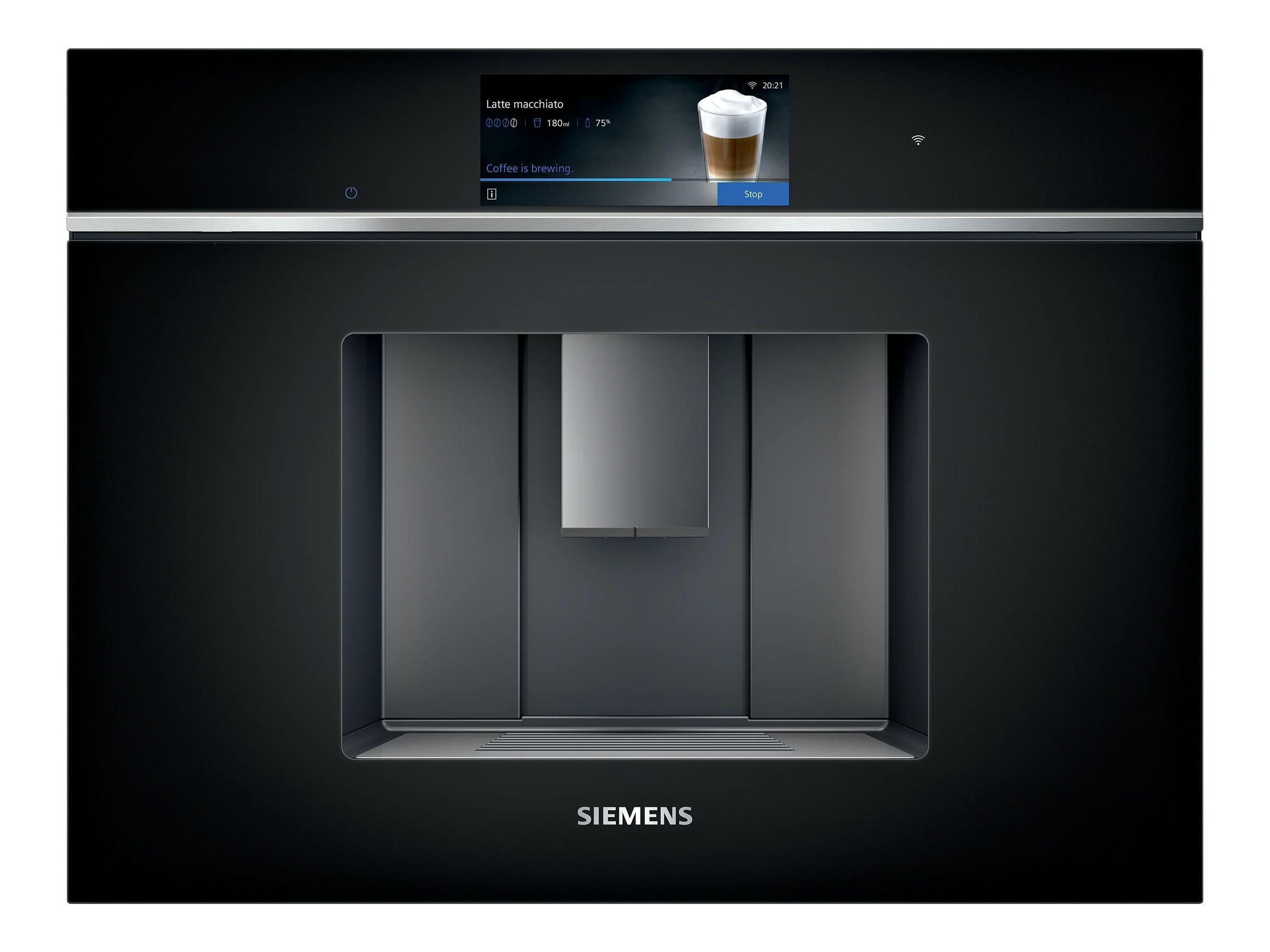 Siemens iQ700 CT718L1B0 indbygget automatisk kaffemaskine - sort, 19 bar