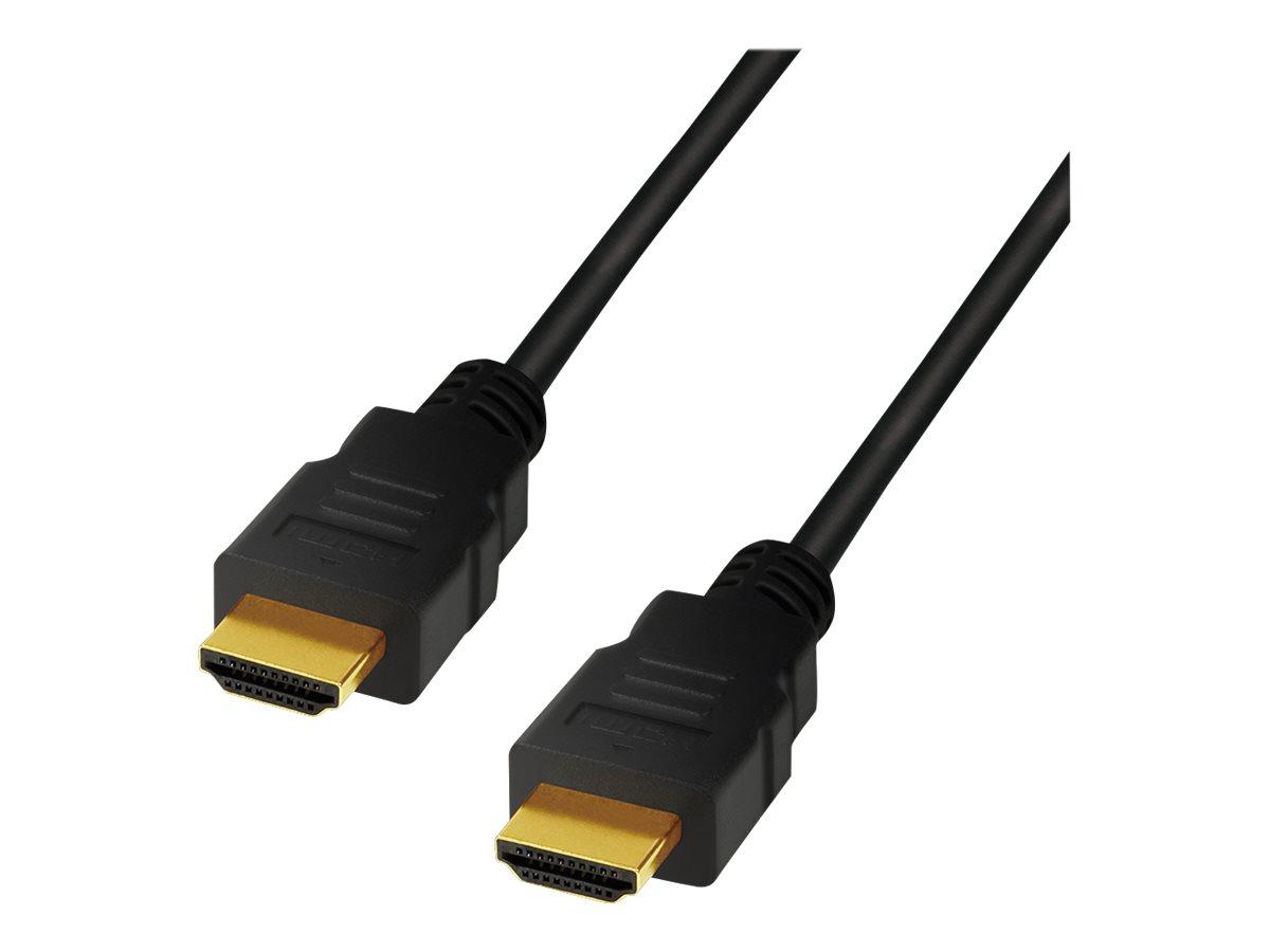 LogiLink HDMI-kabel med Ethernet 5 m - han til han, sort