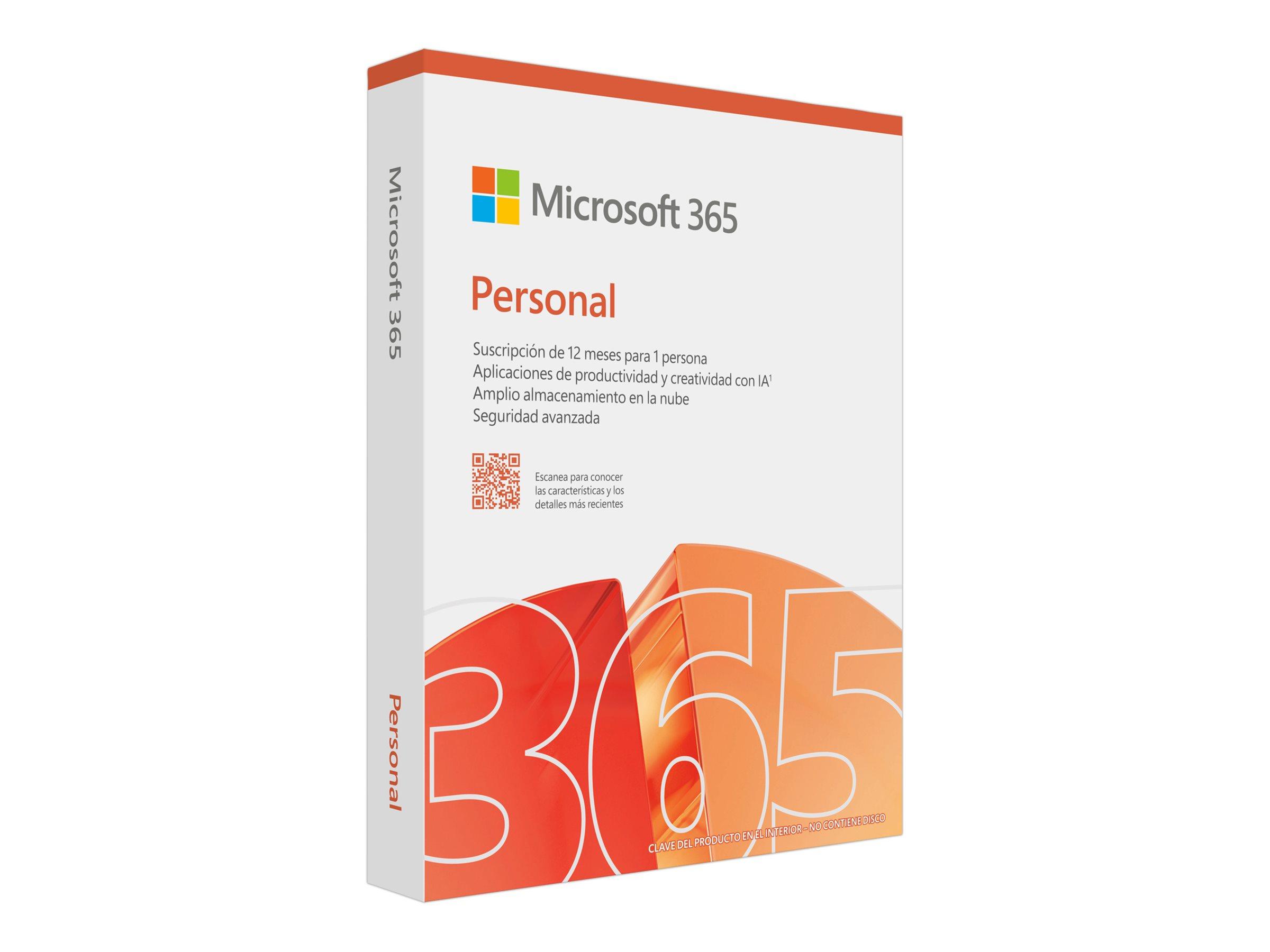 Microsoft 365 Personal - licensabonnement 1 år, 1 bruger, op til 5 enheder (Windows, Mac, Android, iOS)