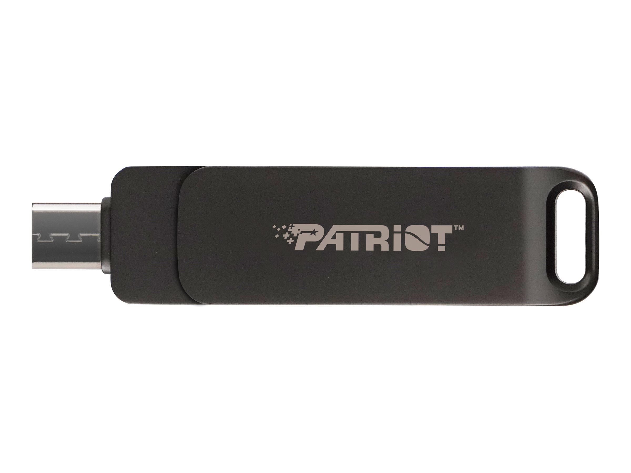 Patriot Supersonic Rage R550 1 TB USB 3.2 Gen 1/USB‑C USB-stick - Sort