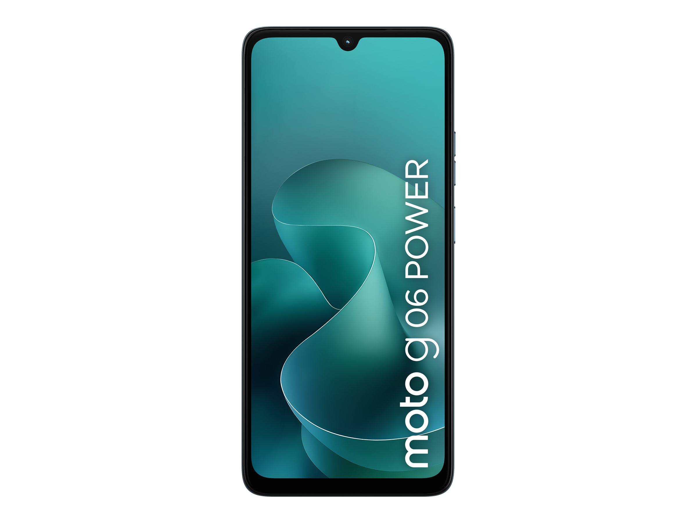 Motorola Moto G06 power - 4G smartphone - dual-SIM - RAM 4 GB / Intern hukommelse 64 GB - microSD slot - LCD-skærm - 6.88 - 1640 x 720 pixels (120 Hz) - rear camera 50 MP - front camera 8 MP - pantone tapet
