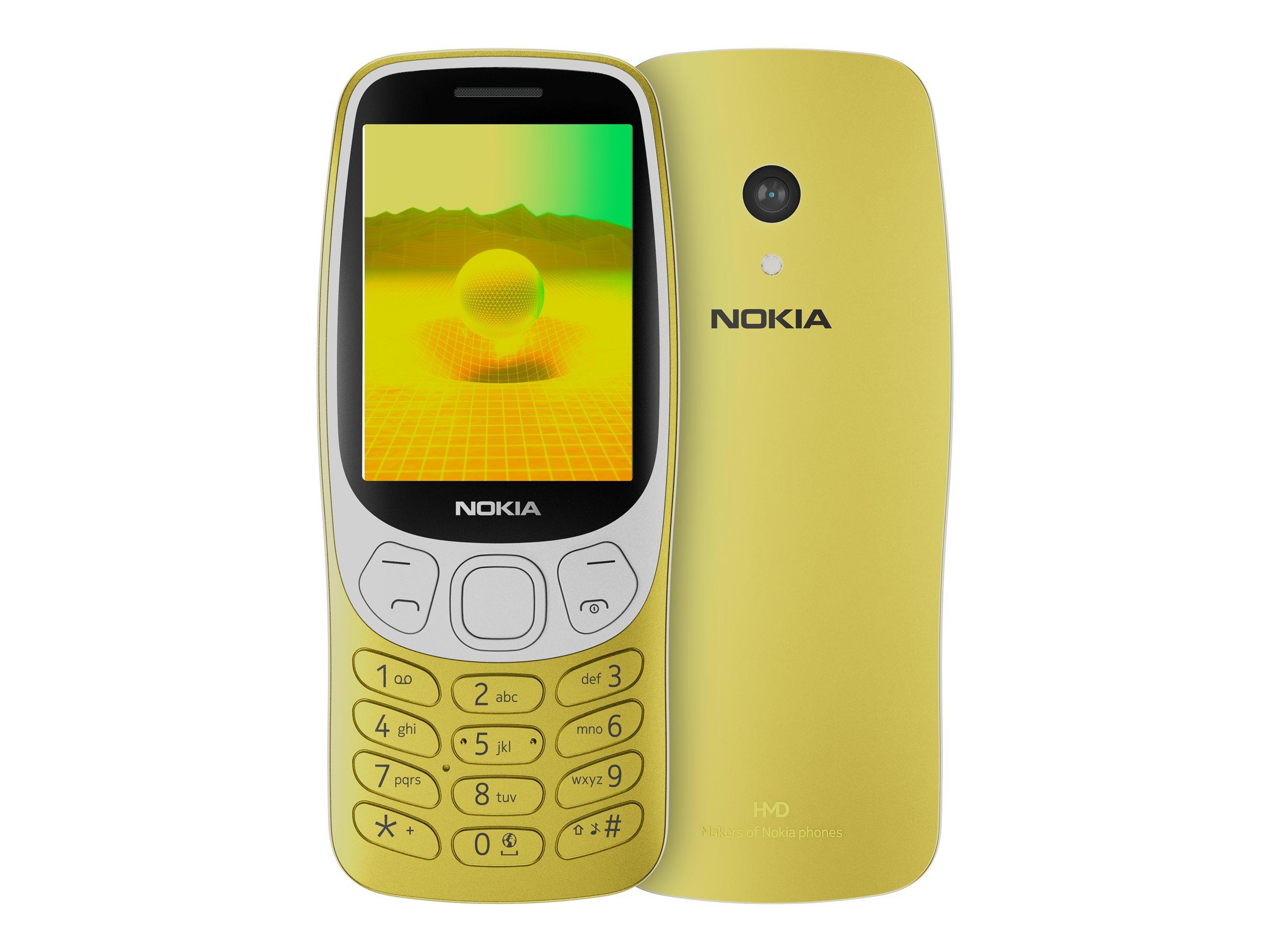 Nokia 3210 2,4" 64/128 MB 4G Dual-SIM - Y2K gold funktionstelefon