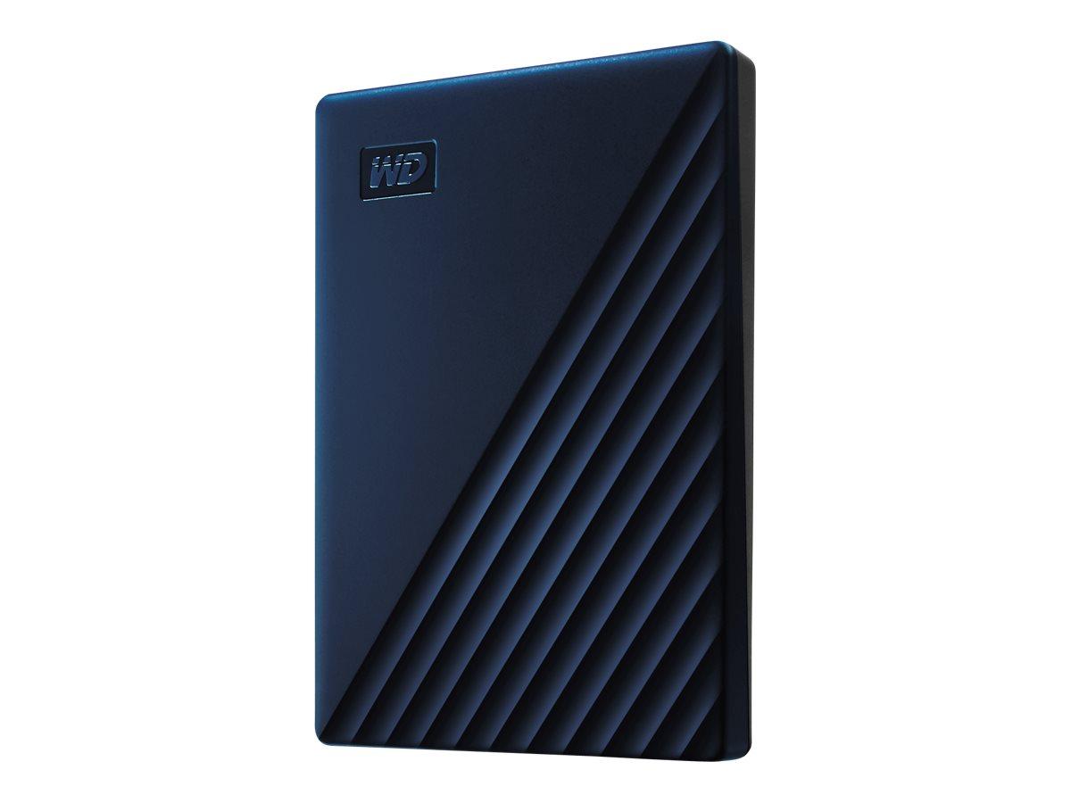 Western Digital My Passport for Mac - 2 TB ekstern harddisk, USB 3.2 Gen 1 - midnatsblå