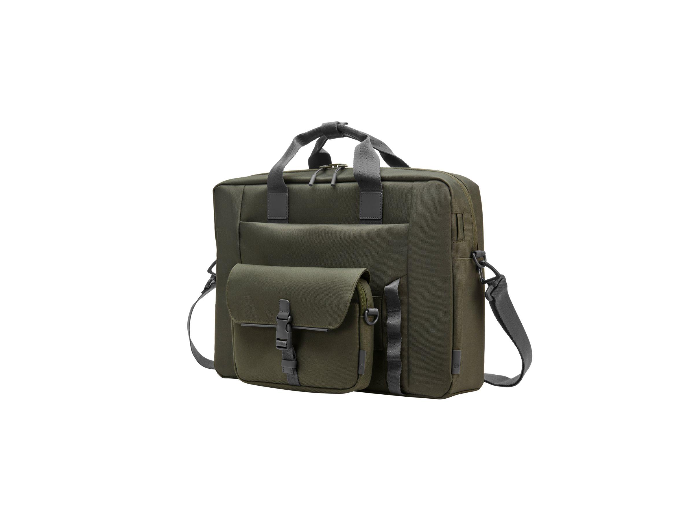 HP modulær computertaske 15,6" - grå/grøn polyester