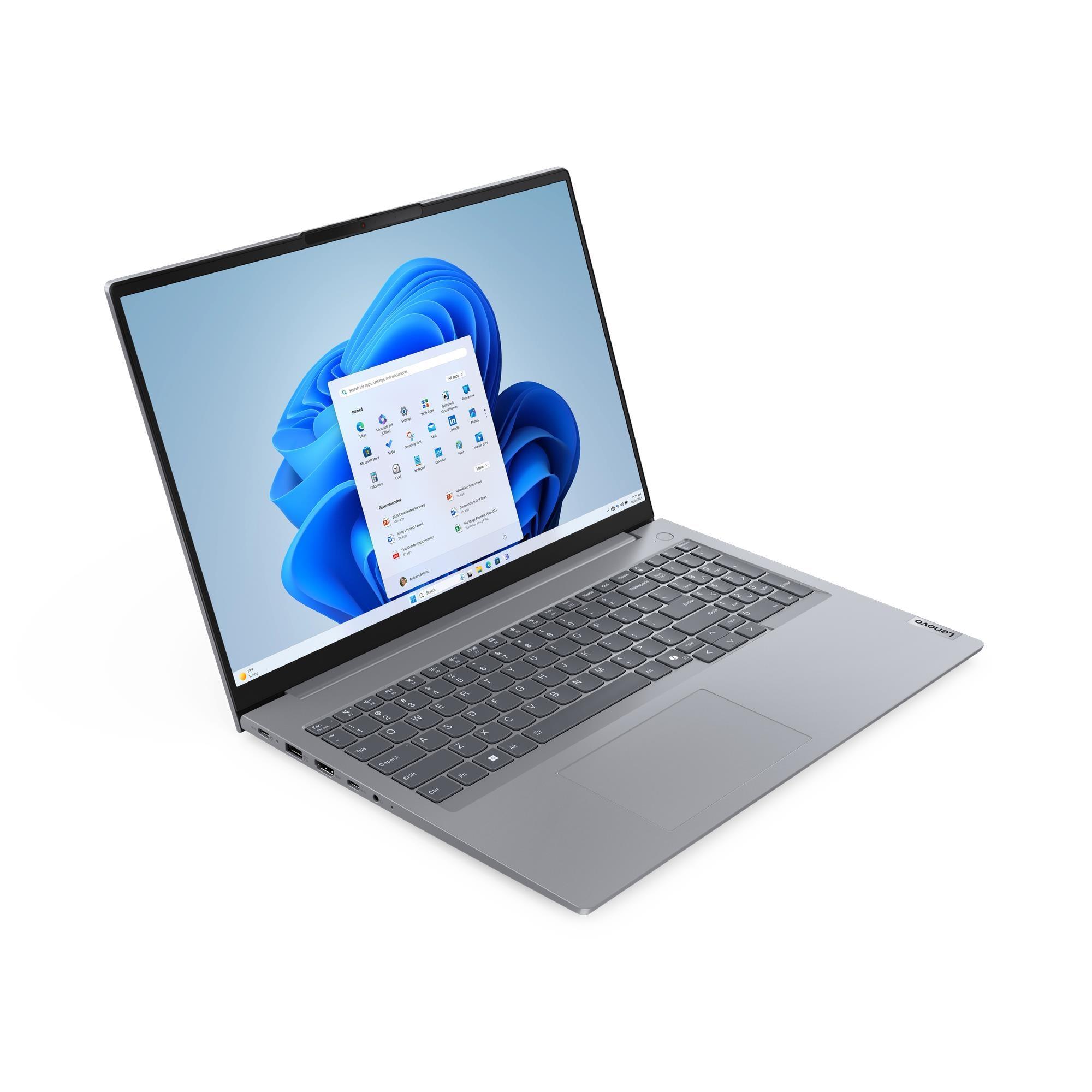 Lenovo ThinkBook 16 G7 - Ryzen 5 7535HS, 16 GB RAM, 256 GB SSD, Windows 11 Pro (RENOVERET)